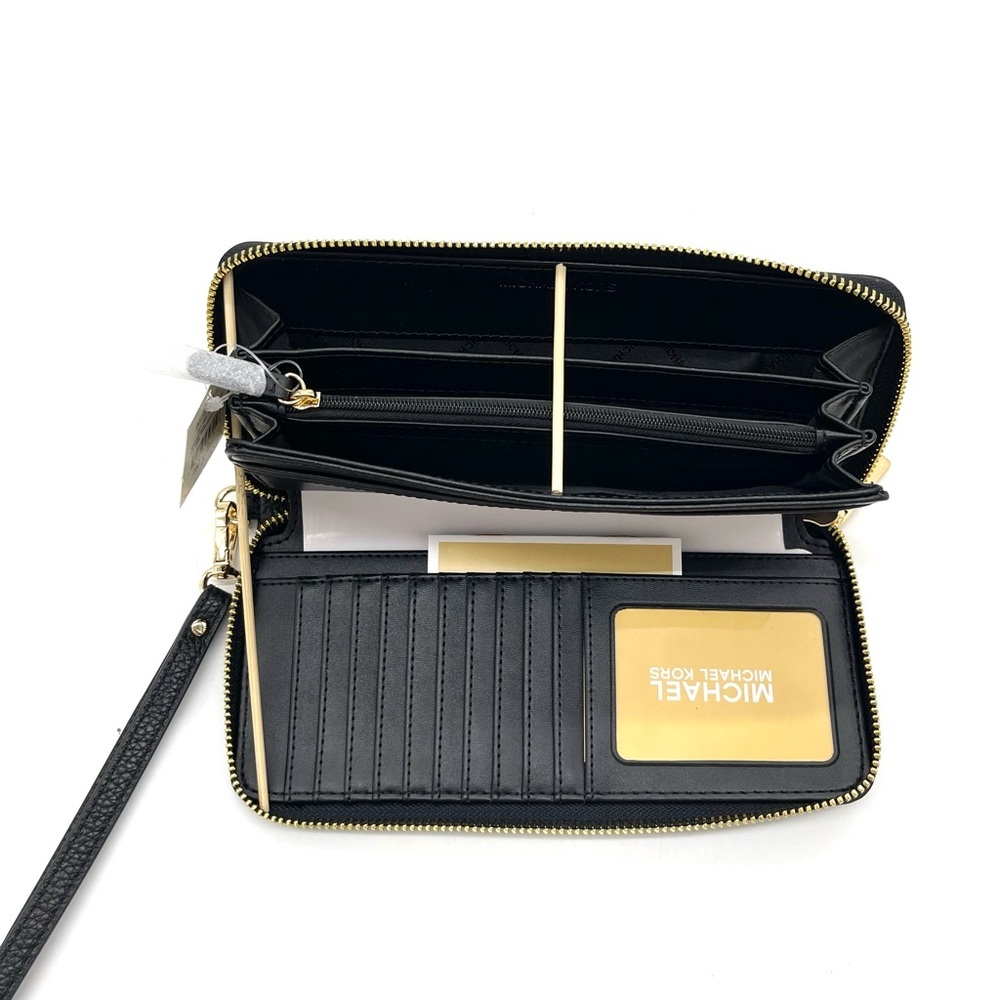 Michael Kors Mirella Medium EW Tote Bag & Continental Wallet Wristlet Bl… - Picture 9 of 11